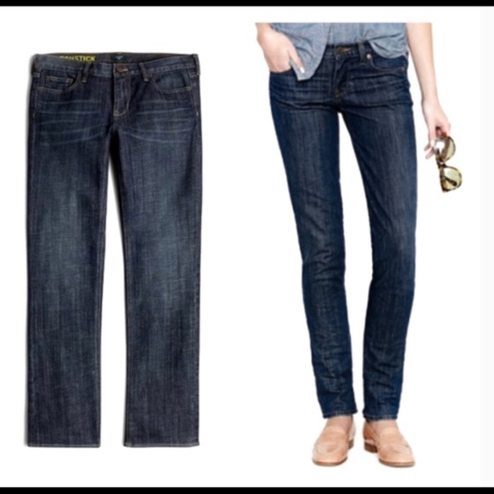 J.Crew | Matchstick Stretch Dark Wash Jeans